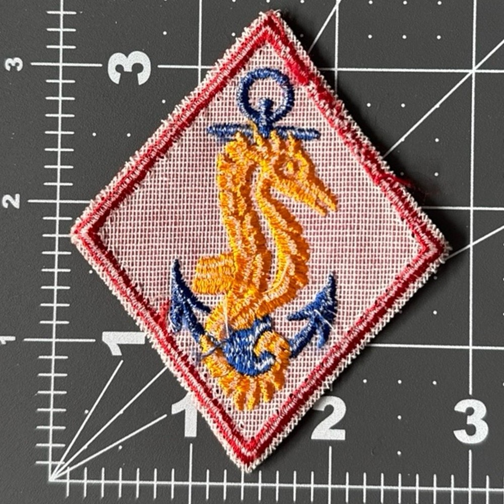 WW2 US Marines Ships Detachment Felt Patch - #1424