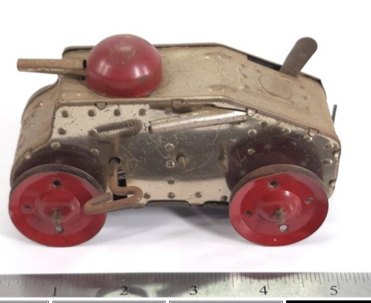 Sale! Vintage Marx Tin Litho Tank Wind Up Works