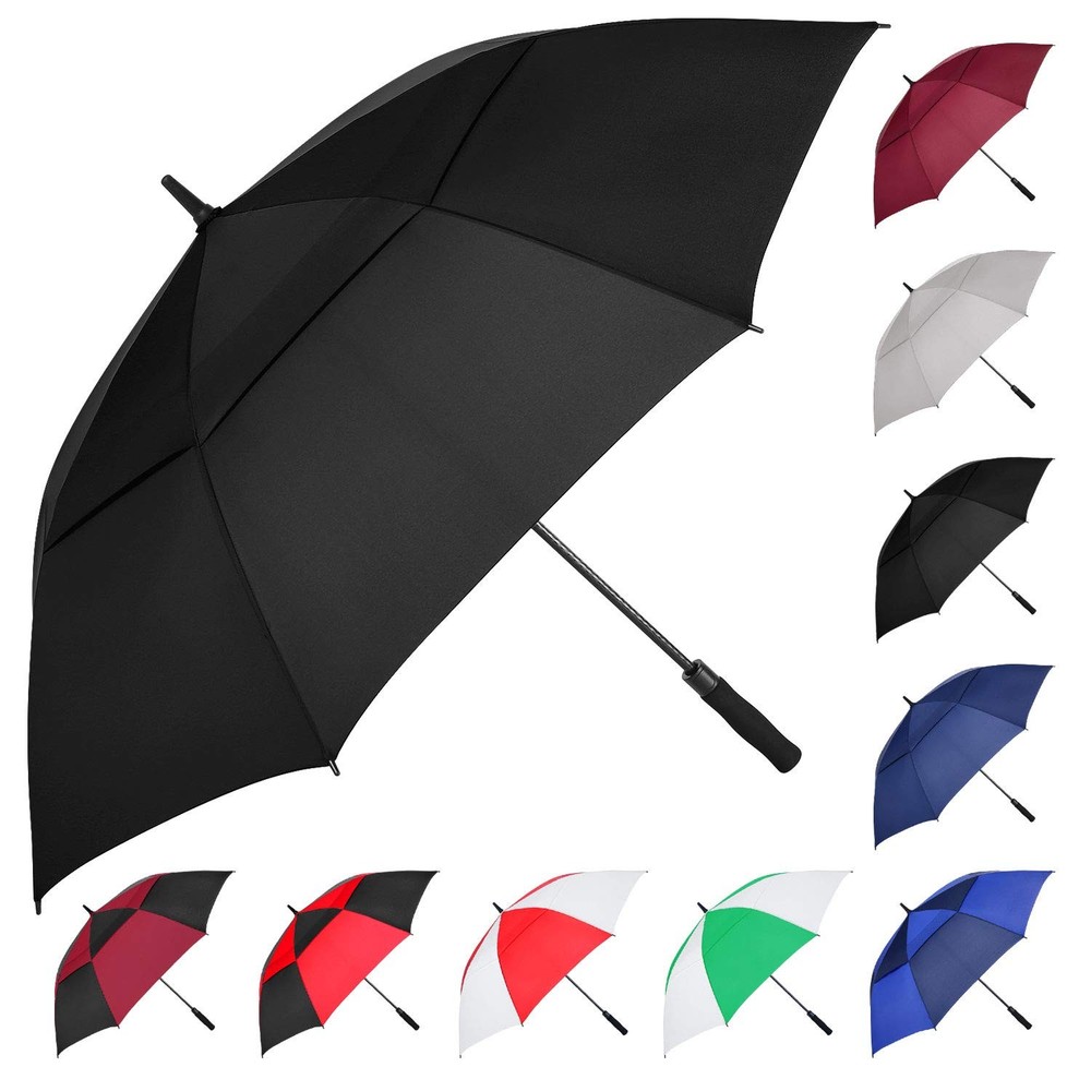 Extra Large Golf Umbrella, 54/62/68/72 Inch Automatic Open, Oversize Double C...