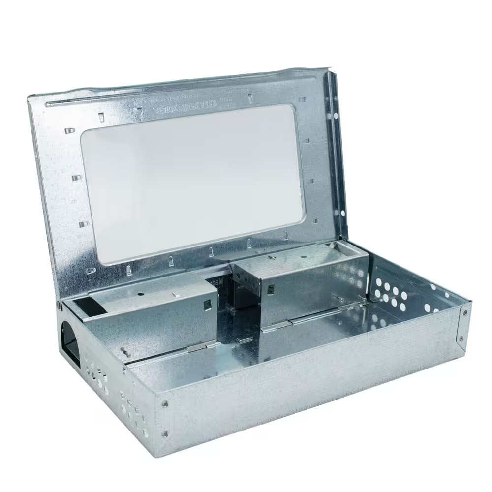 Repeater Low Profile Multi-Catch Mouse Trap Clear Inspection Window (12-Pack)