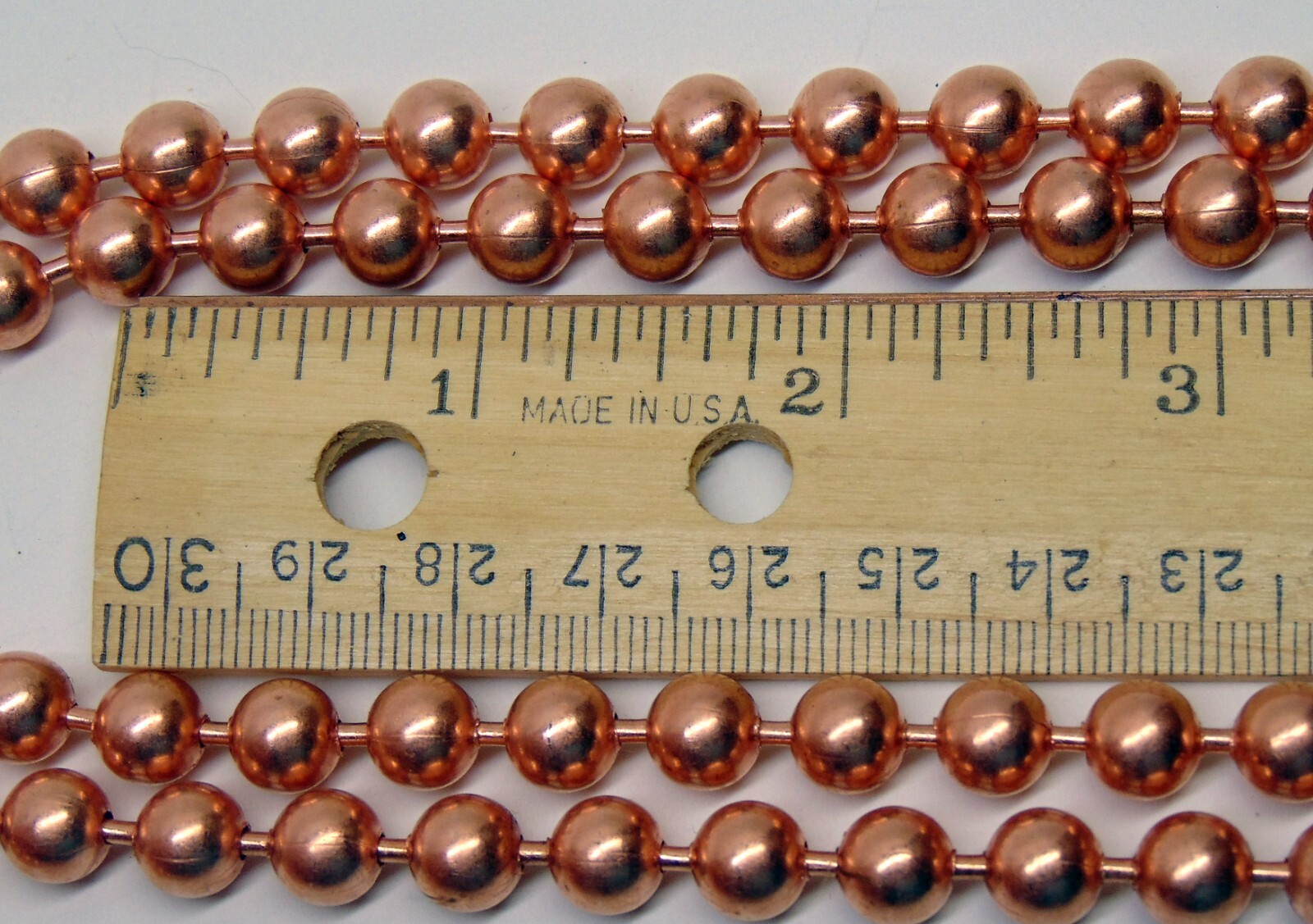 Large 8mm Genuine COPPER Ball Chain Necklaces and/or Bracelets ~ Chunky Beads