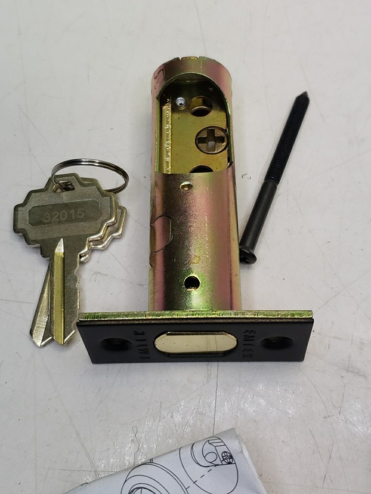 Emtek Square Brass Modern Single Double Cylinder Keyed Entry Deadbolt