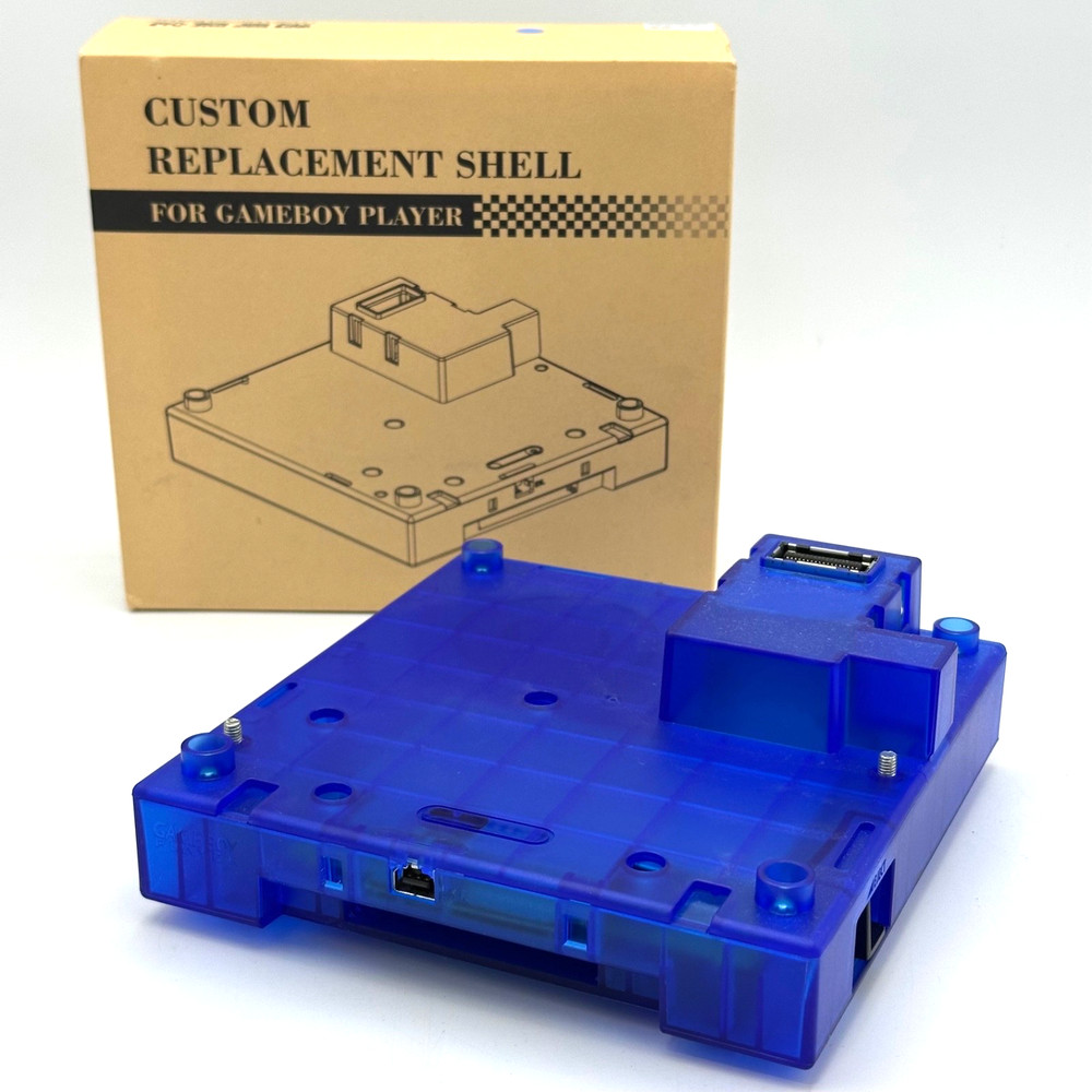 Nintendo GameBoy Player Adapter Gamecube DOL-017 Custom Ocean Blue Transparent