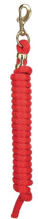 Weaver 10' Solid Poly Lead Rope with Bolt Snap, Red W2AE3