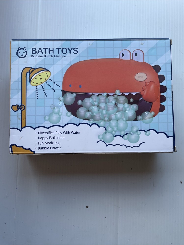 Dinosaur Bubble Machine Bath Toy Ages 3+ Never Used