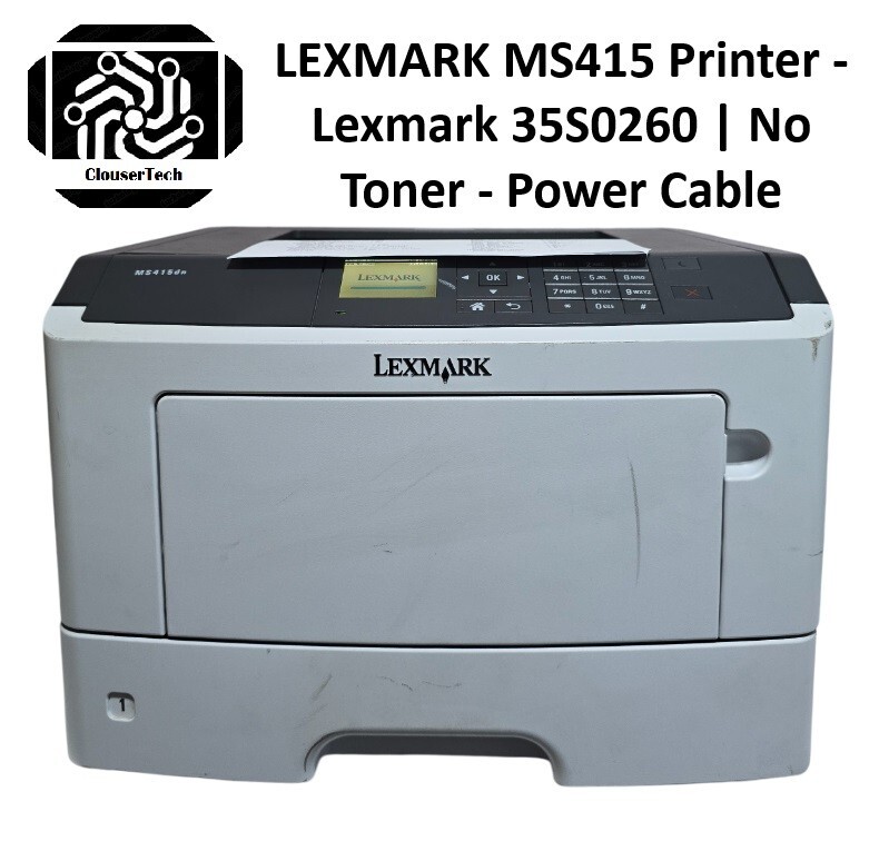 LEXMARK MS415 Printer - Lexmark 35S0260 | No Toner - Power Cable