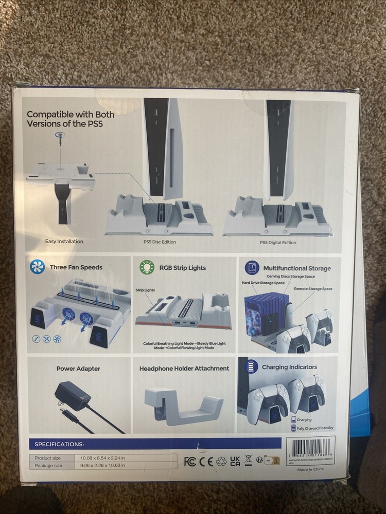 NEW PS5 Multifunctional Cooling Stand