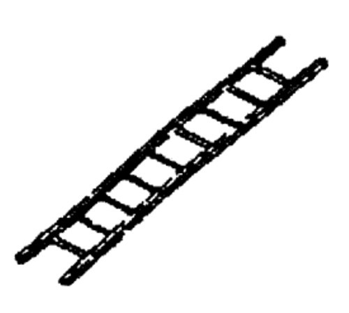 HO Scale Steel Ladder (4pcs) - Scale Structures LTD #2089