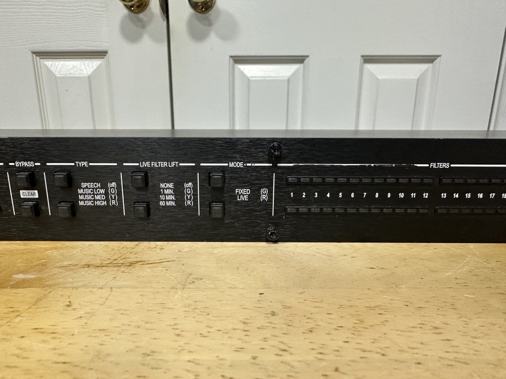 dbx AFS224 Dual Channel Advanced Feedback Suppression Processor
