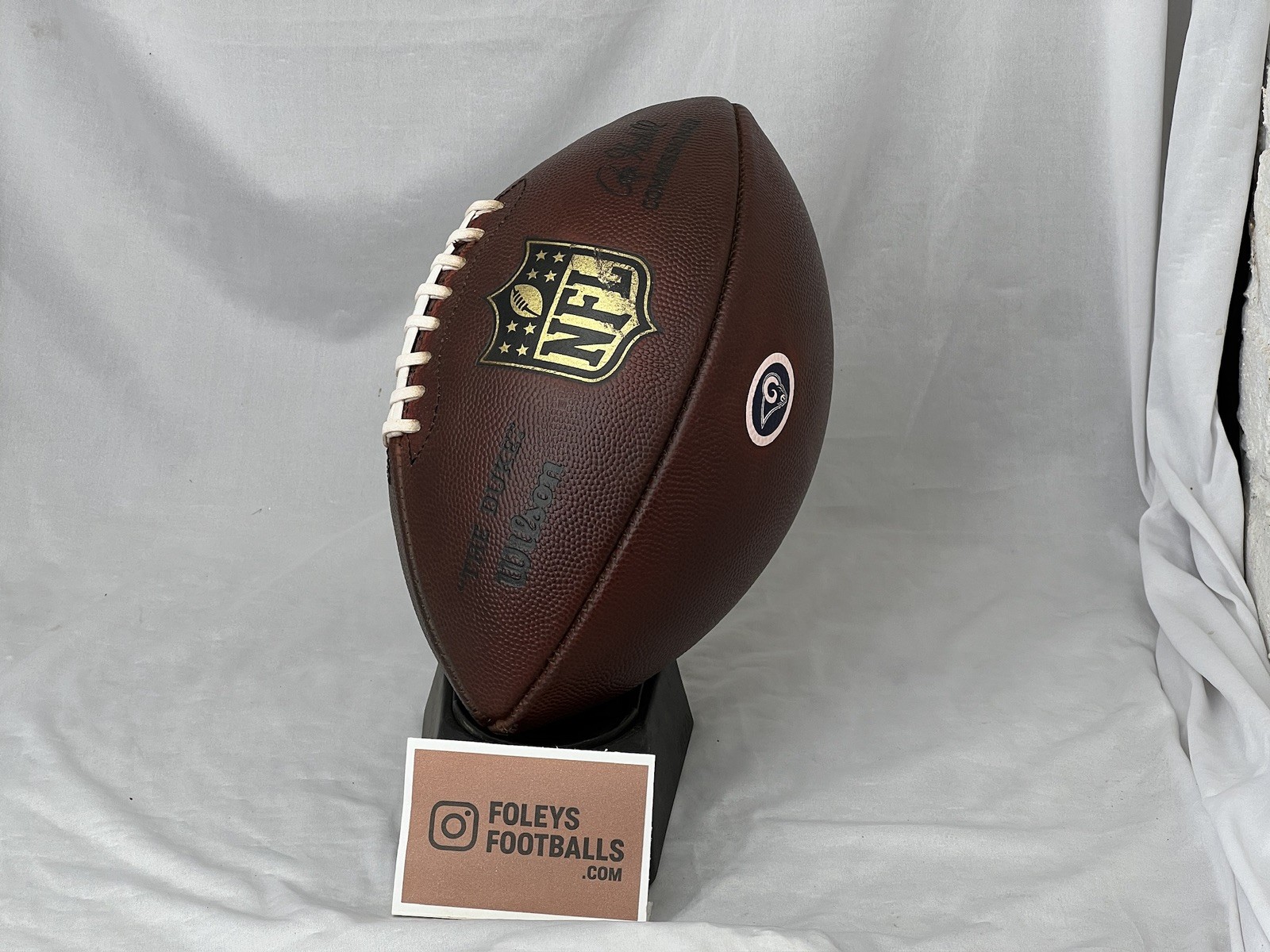 St Louis Rams - NFL "The Duke" Wilson Football - Game Ball Prepped & Conditioned