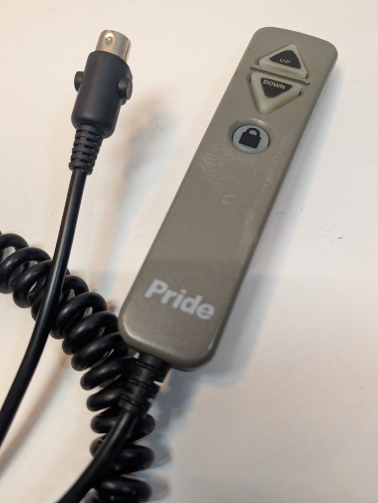 Pride Mobility Lift Chair Recliner Wired Remote Control 3 Button 5 Pin - READ