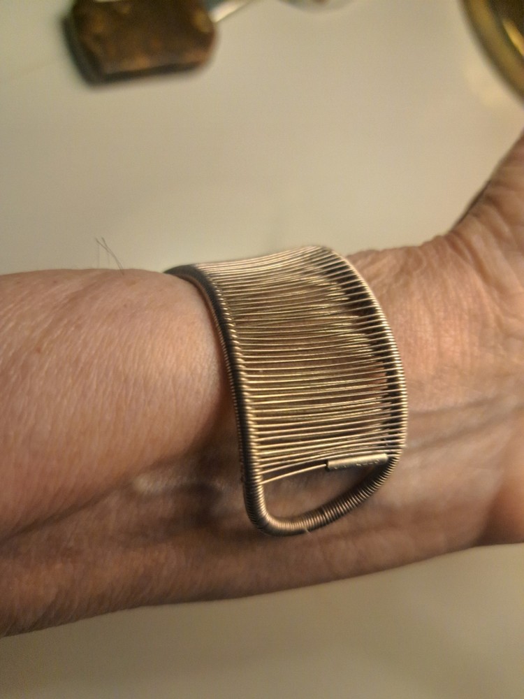 Beautiful Studio Sterling Agate Ring& Tana Action Cuff