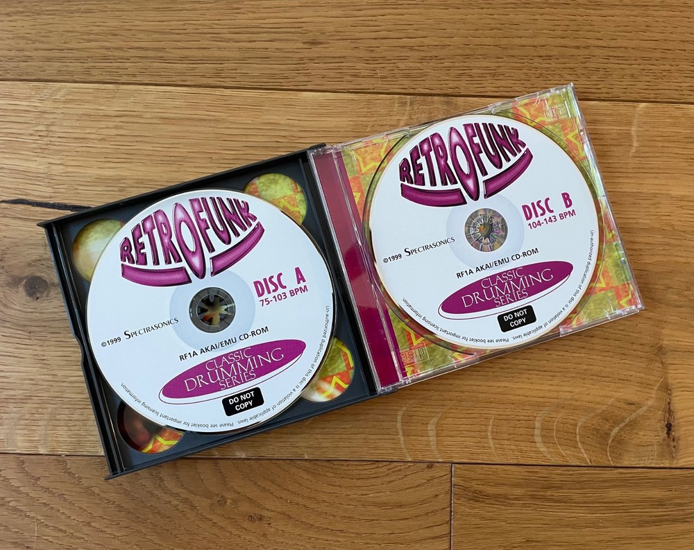 Spectrasonics RetroFunk Samples• 4-CD Box Set (2003) • Eric Persing *MINT*