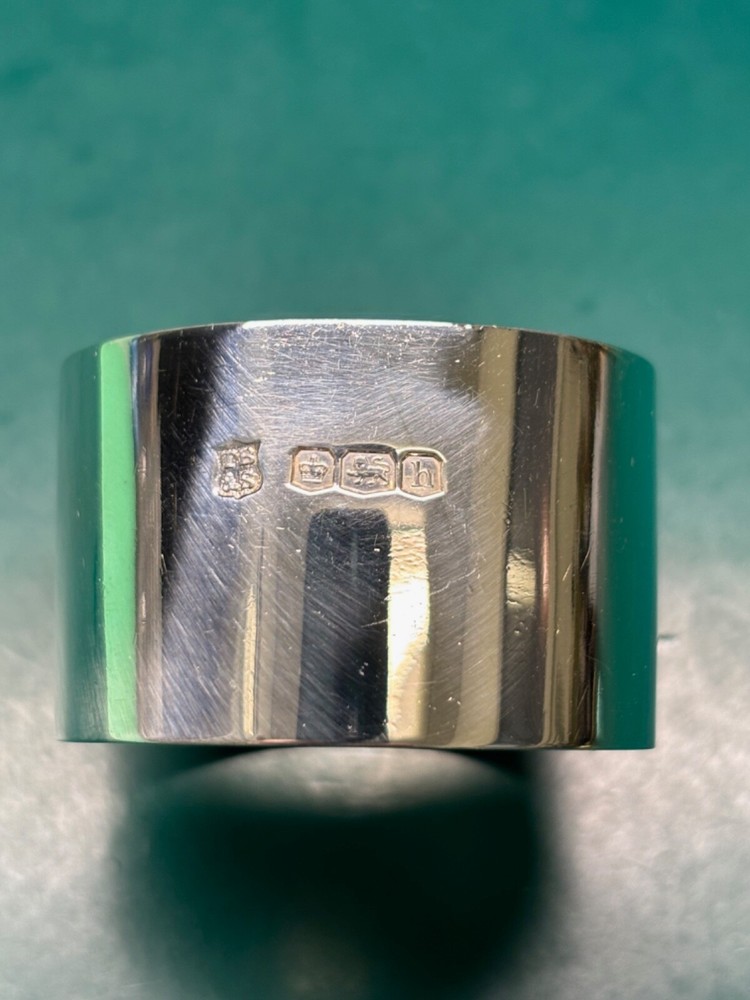 sterling silver knapkin ring sheffield 1925 thomas bradbury