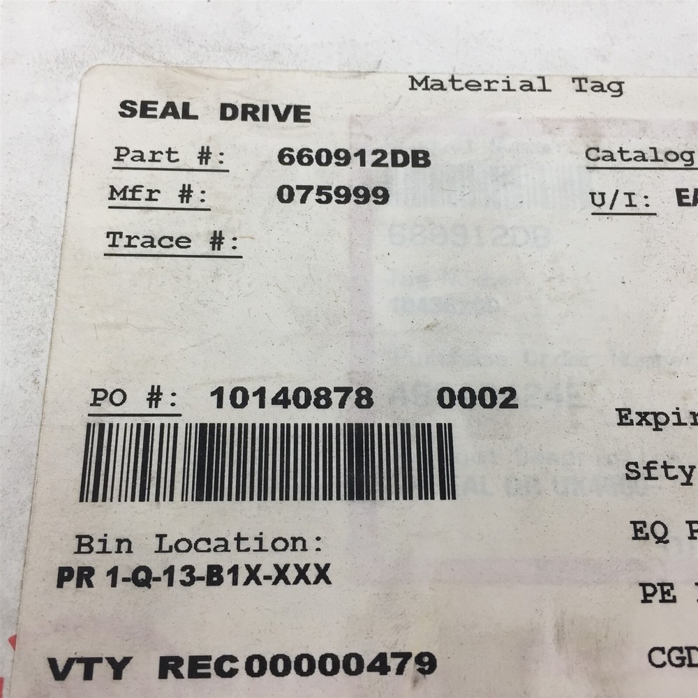 Flowserve 660912DB Seal