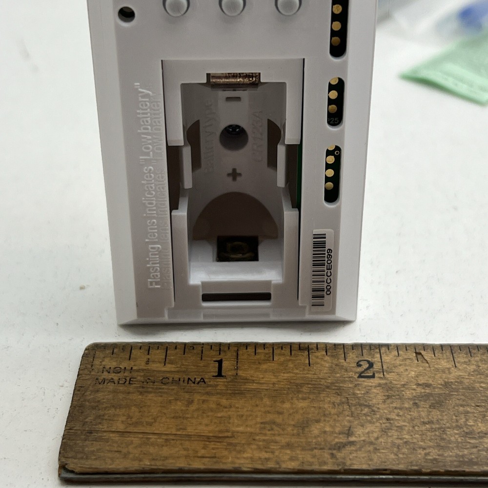 Lutron LRF2-VKLB-P-WH Corner Mount Infrared Wireless Occupancy Sensor 3V