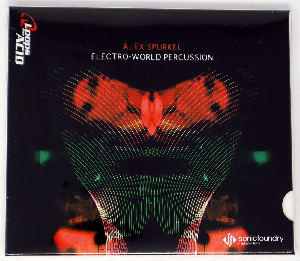 Sonic Foundry Electro-World Percussion Loops For Acid Sound Library/Sampling CD