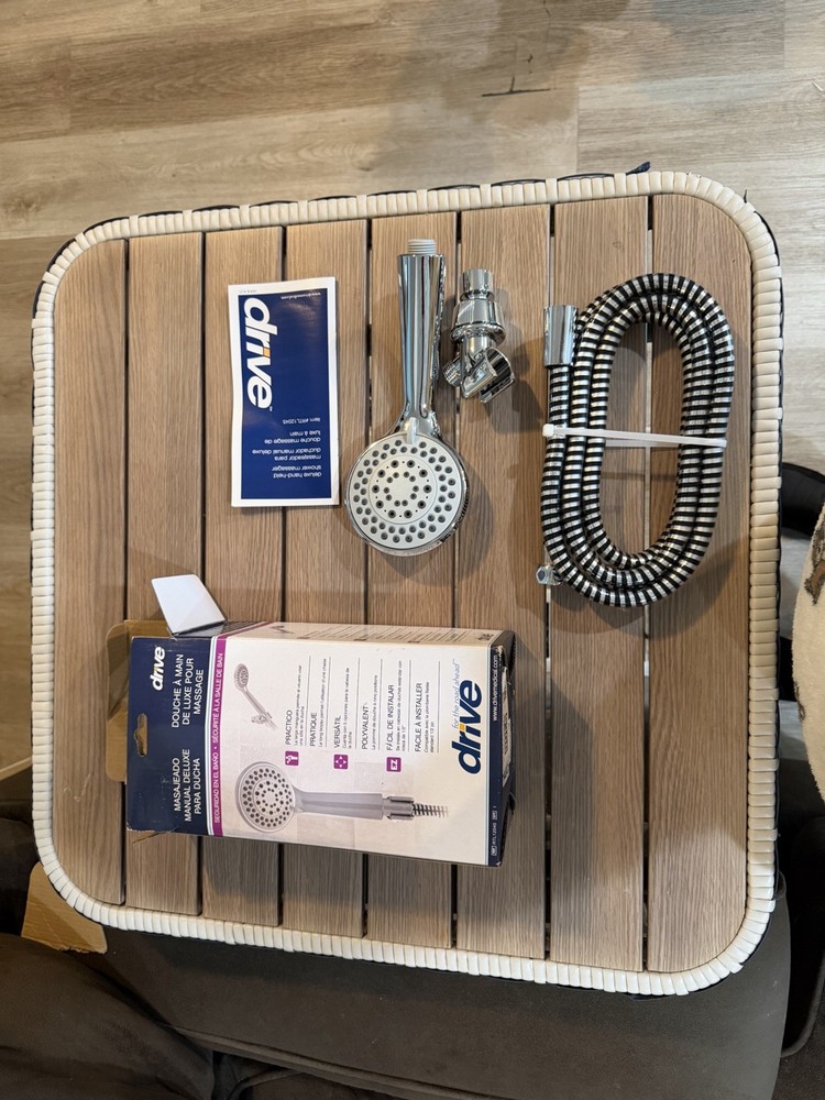 deluxe handheld shower massager