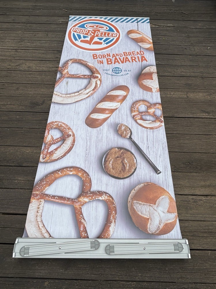 Prop & Peller Pretzel Retractable Banner