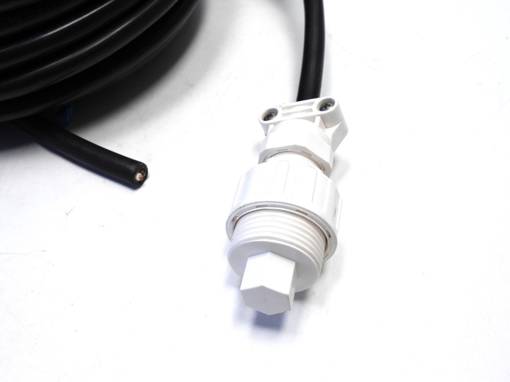 100ft Blue Square Low Voltage Power Cord 2-Wire