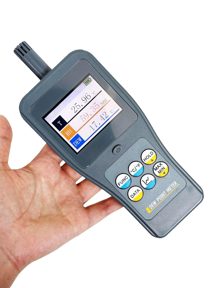 Dew Point Meter Tester With Battery Indication Function Temperature Unit (°C/°F)