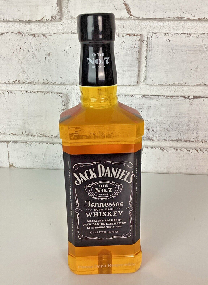 Jack Daniels Whiskey Acrylic Tap Pull Handle Bar Accessory RARE