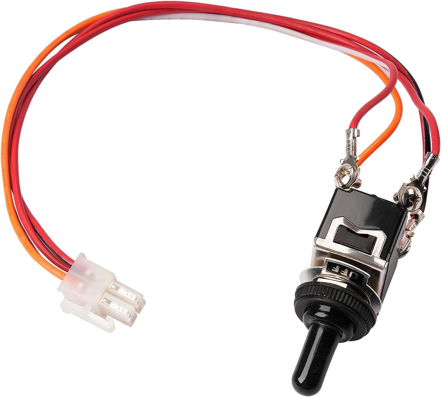 Golf Cart Run/Tow Switch with Connecting Wires, Fits EZGO Electric 1994-Up