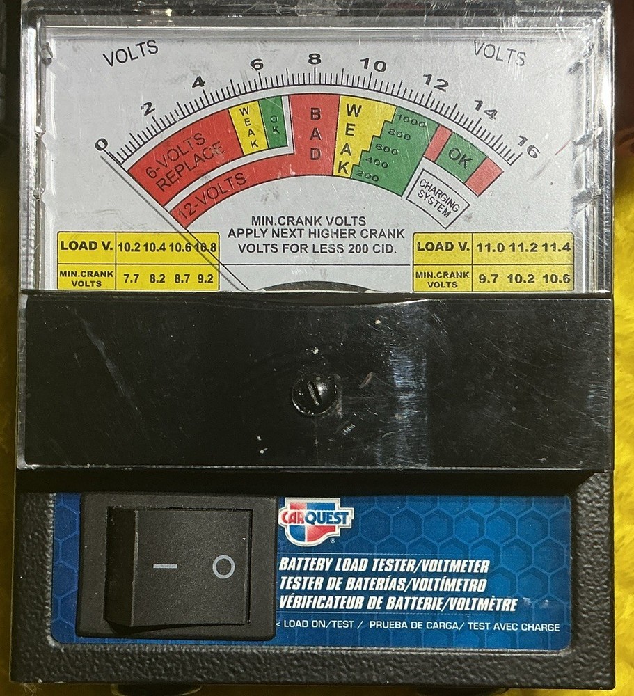 Battery Load Tester/voltmeter Carquest