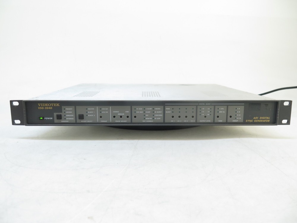 Videotek VSG-204D 601 Digital Sync Generator