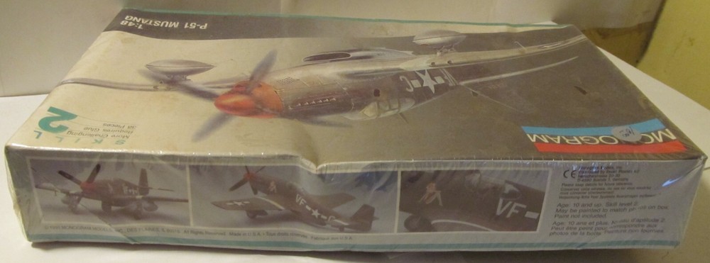 Monogram P-51 Mustang model kit 1:48 # 5214 Sealed