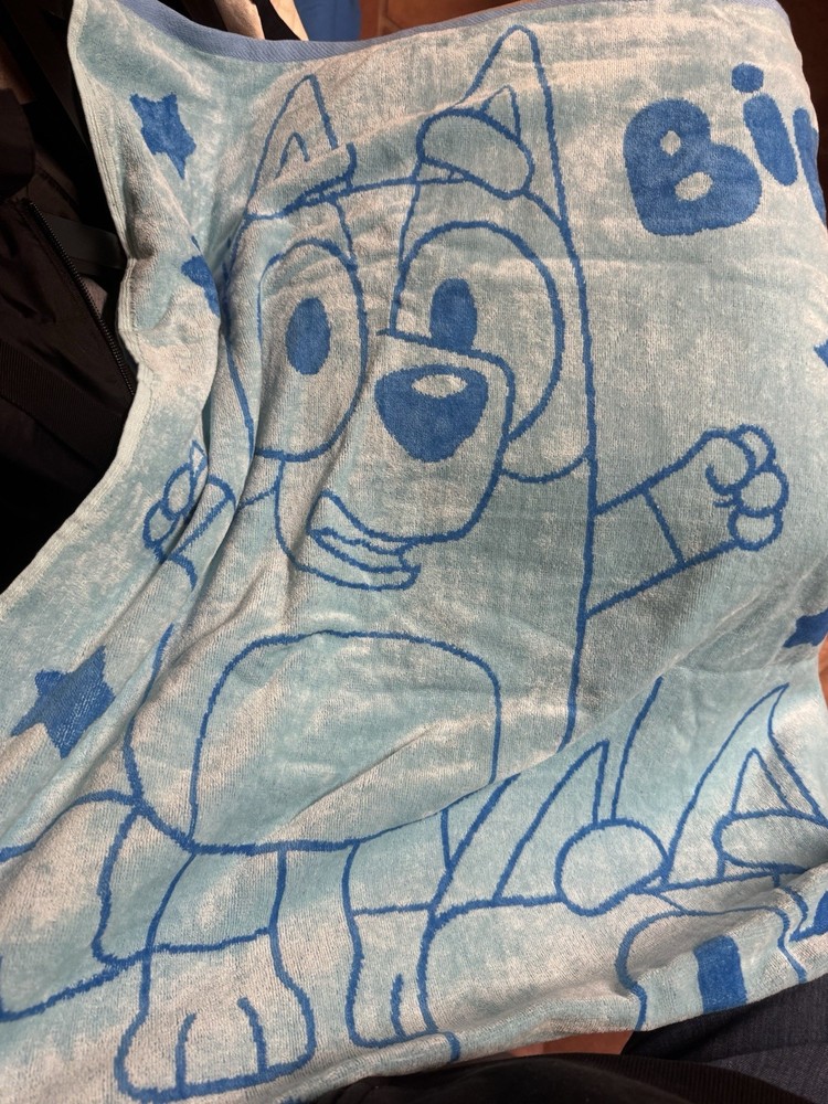 Bluey Kids Beach Pool Bath towel