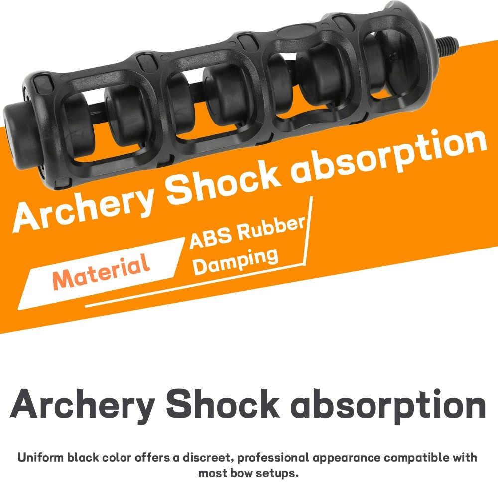 Archery Stabilizer ABS Rubber Compound Bow Target Hunting Shock Absorption Shoot