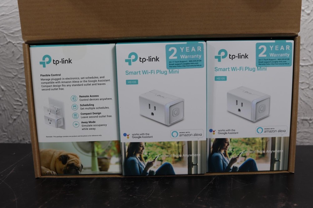 TP-Link Kasa Smart Wi-Fi Plug Mini 3 Pack Model# KP100