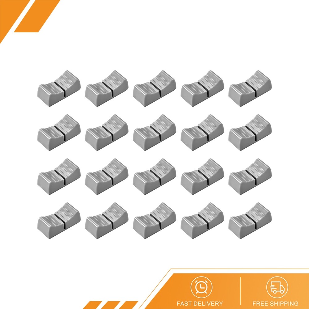 20Pack 24x11x10mm Console Mixer Slider Fader Knobs Replacement