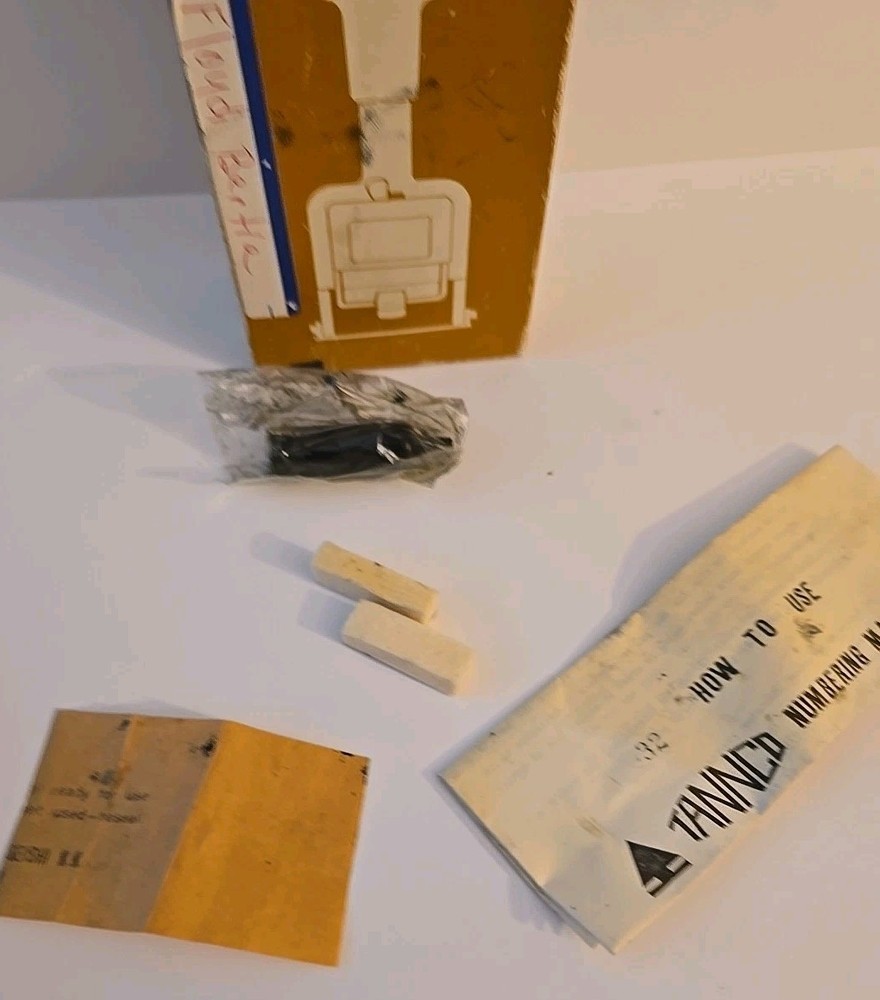 Vintage TANNCO Automatic Numbering Machine Model 600