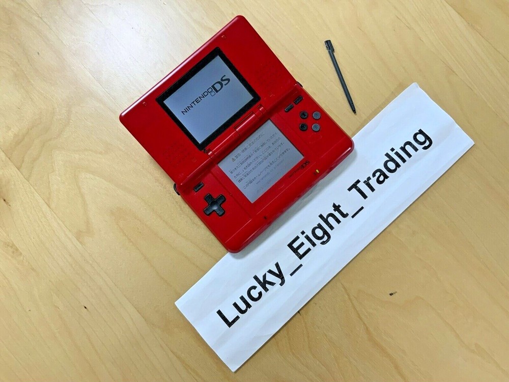 Nintendo DS Lava Red Console Stylus [H]