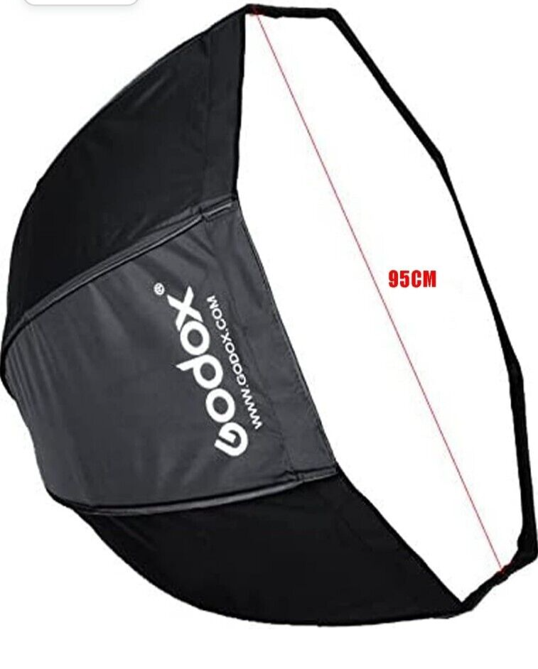Godox Portable 95cm Octagon Umbrella Softbox ~ For Studio Flash Speedlight