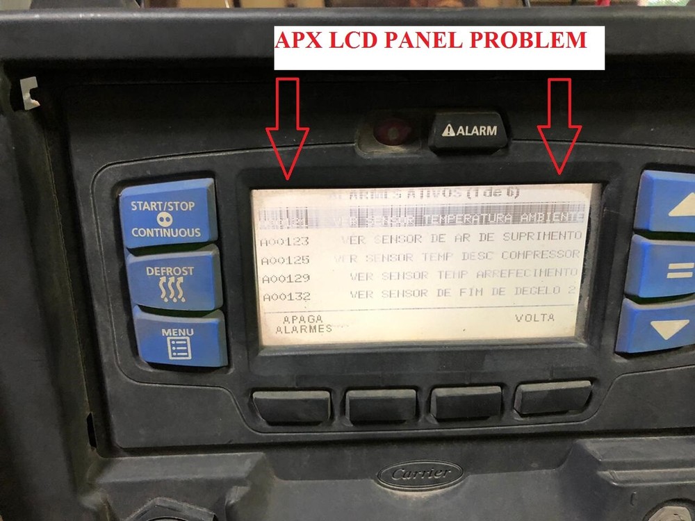 TRP LCD DISPLAY REPLACEMENT FOR CARRIER APX CONTROLLER 12-00663-64 NEW FAST SHIP