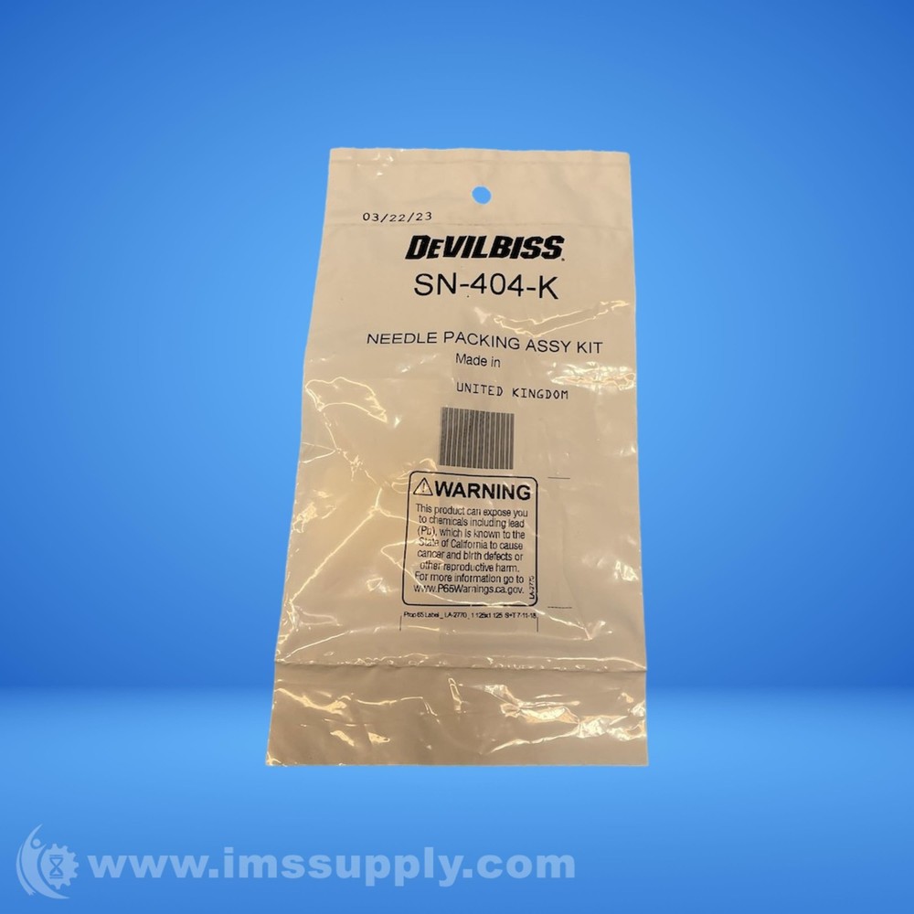 Devilbiss SN-404-K Needle Packing Kit FNFP