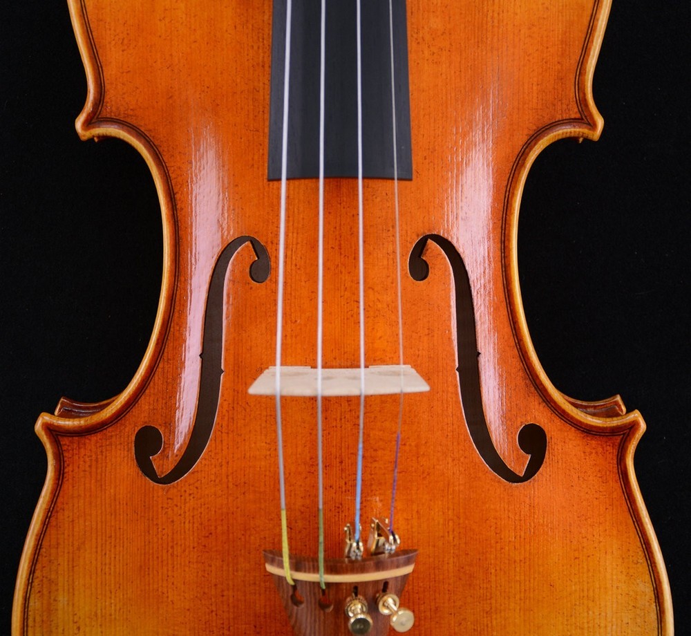 1-PC Back Violin Guarneri Violin Master Craftsmanship No.W070