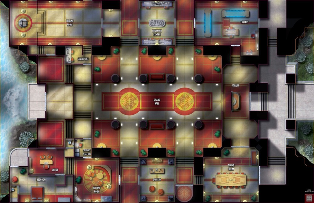 Scifi RPG Poster Maps