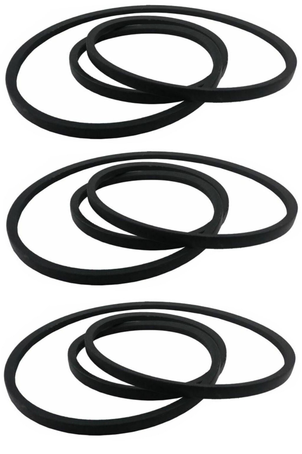 (3) Replacement Drive Belts for Delta 49-124 Unisaw 3450 RPM Motor
