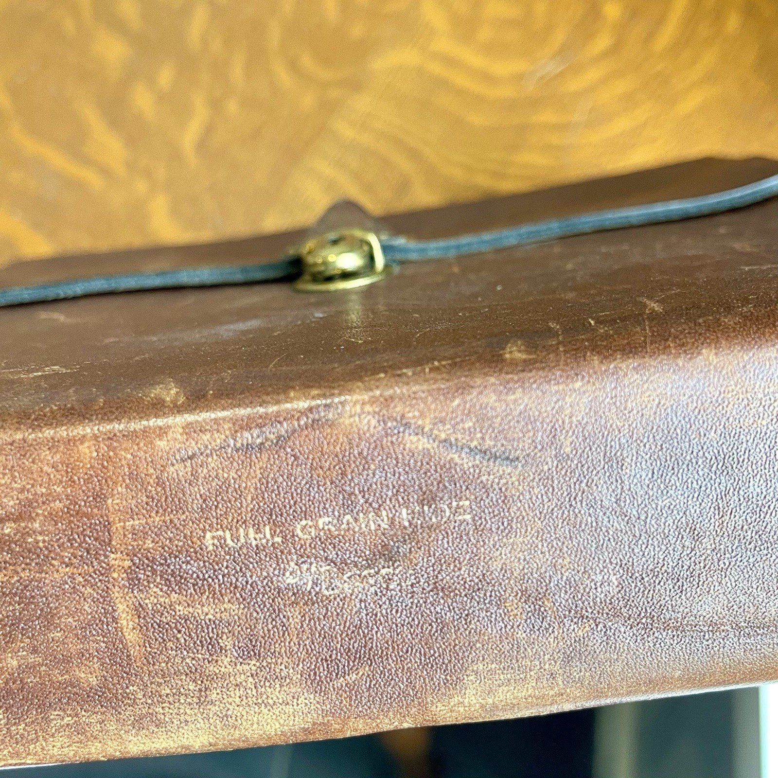 Vtg Bosca Travel Bar Set: Leather Case 2 Flasks Shot Glass Bottle Opener Stirrer