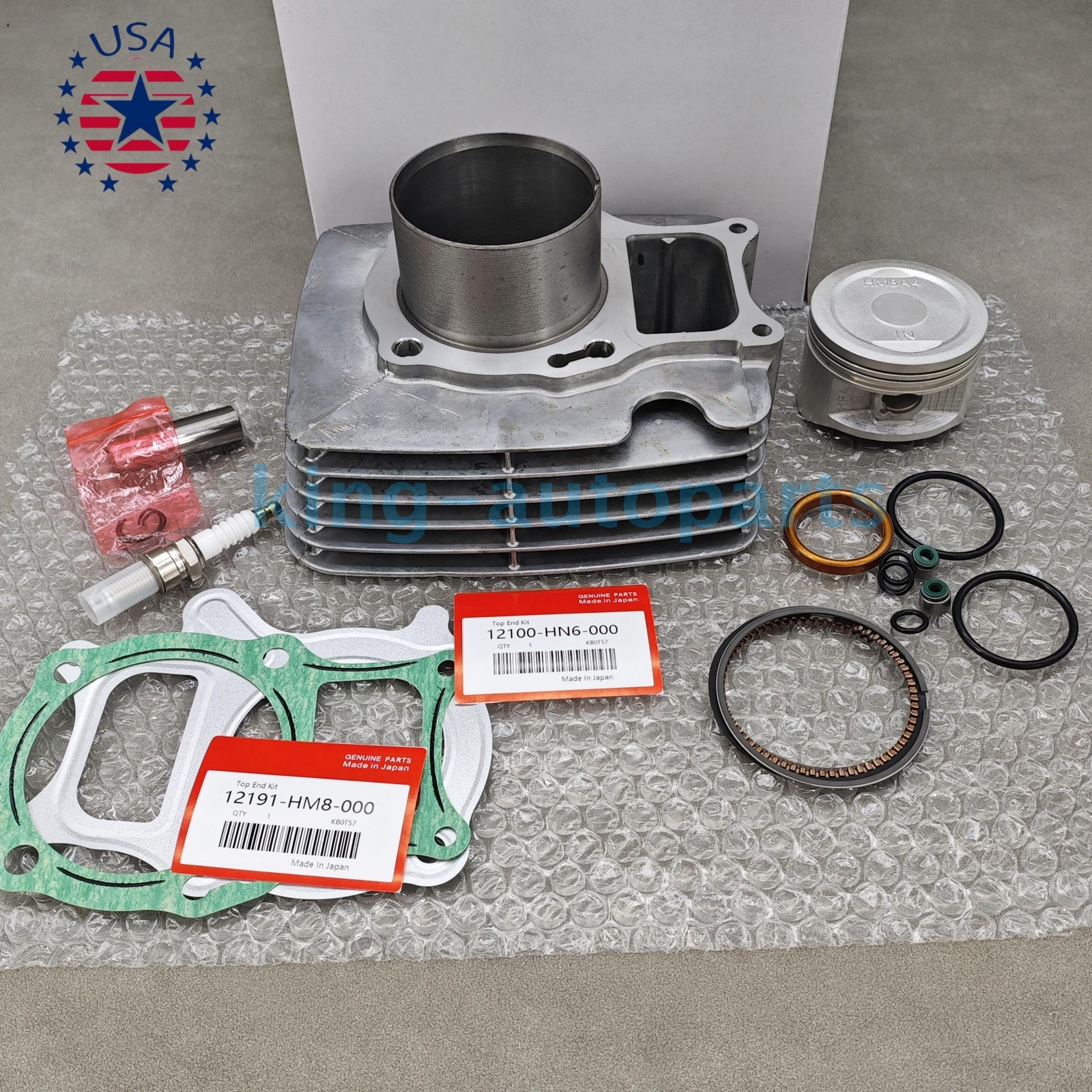 OEM New Top End Rebuild Kit Cylinder For Honda Recon 250 TRX 250 1997-2020