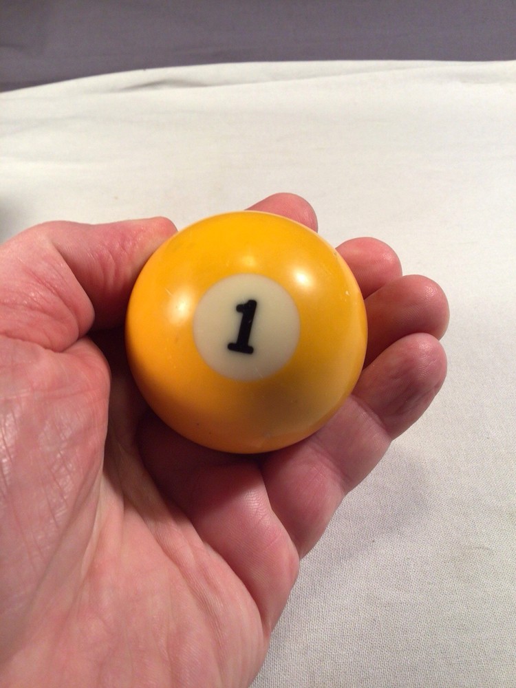 Vintage #1 Ball Replacement 1 Billiard Pool Solid!