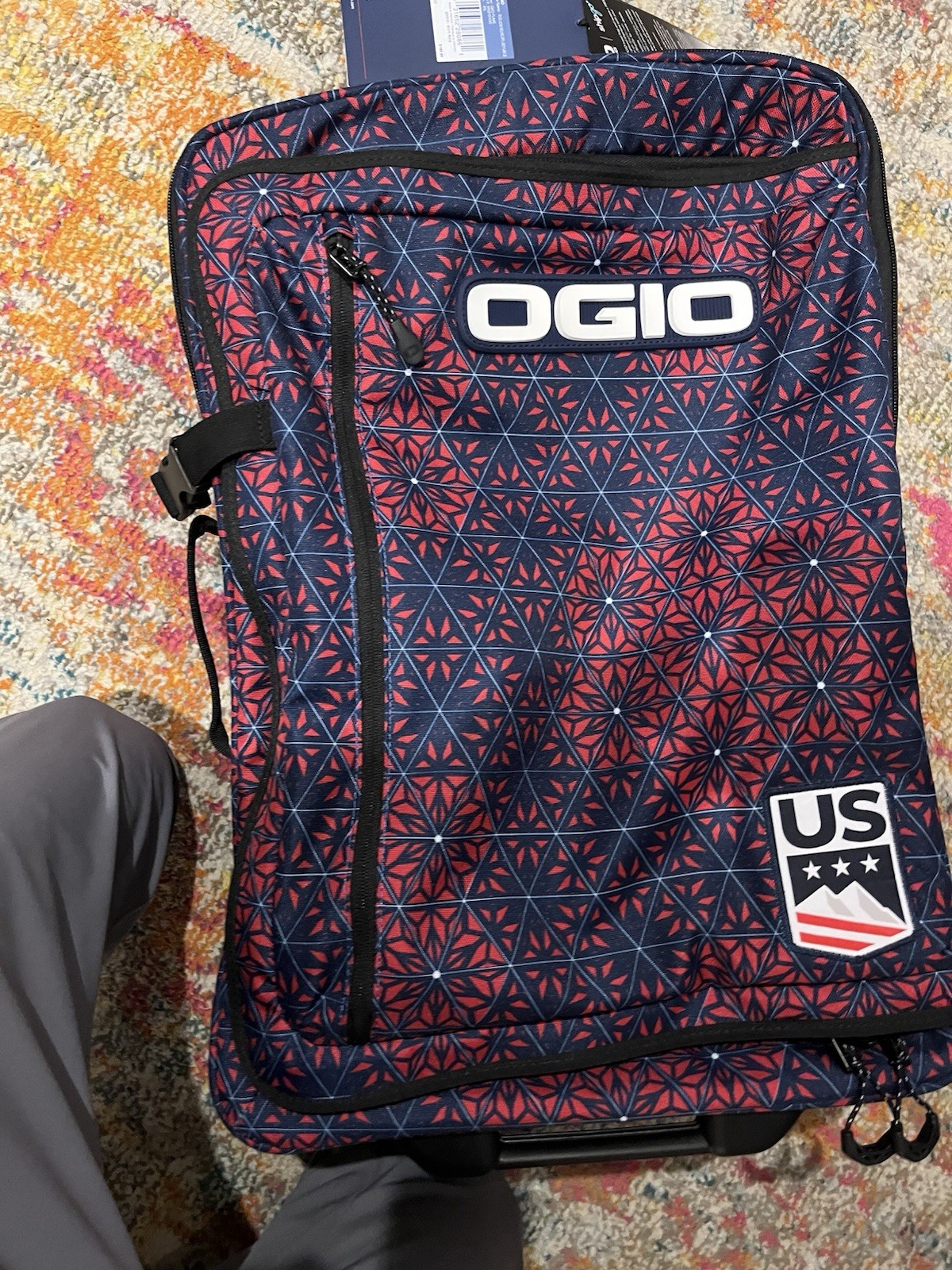 OGIO Official Partner, US Ski & Snowboard Team, 21" Rolling Carry On Duffle, NWT