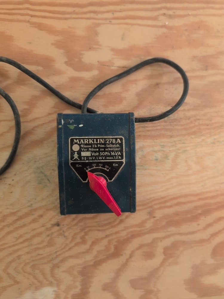 MARKLIN HO #278A  Transformer Made in Germany~NOT TESTED
