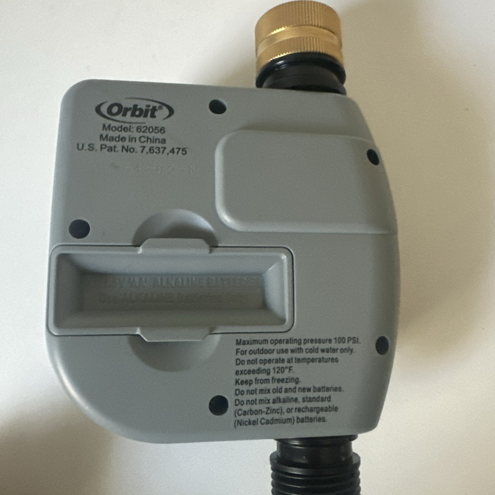 Orbit® 62056 One Outlet Single-Dial Hose Watering Timer. New!