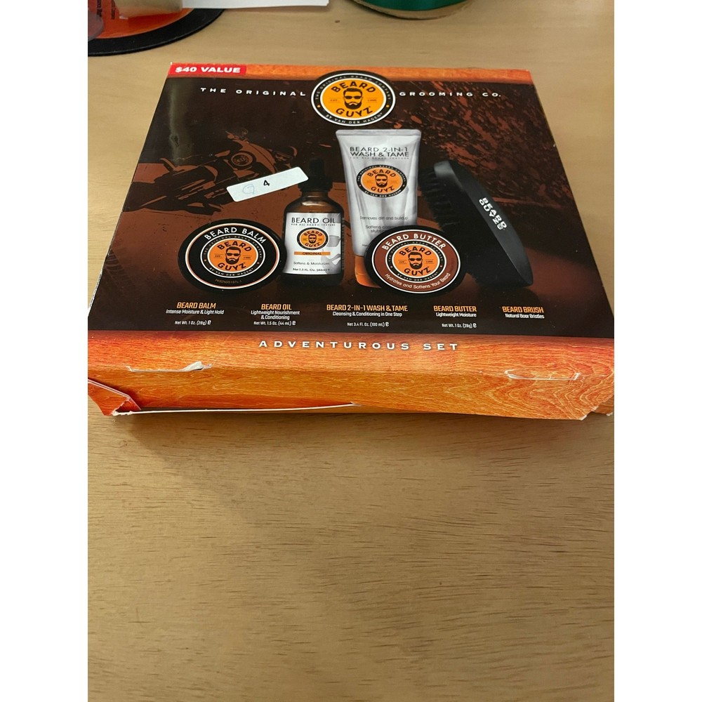 B106 New Mens Beard Guyz 5pc Adventurous Set Gift 🎁
