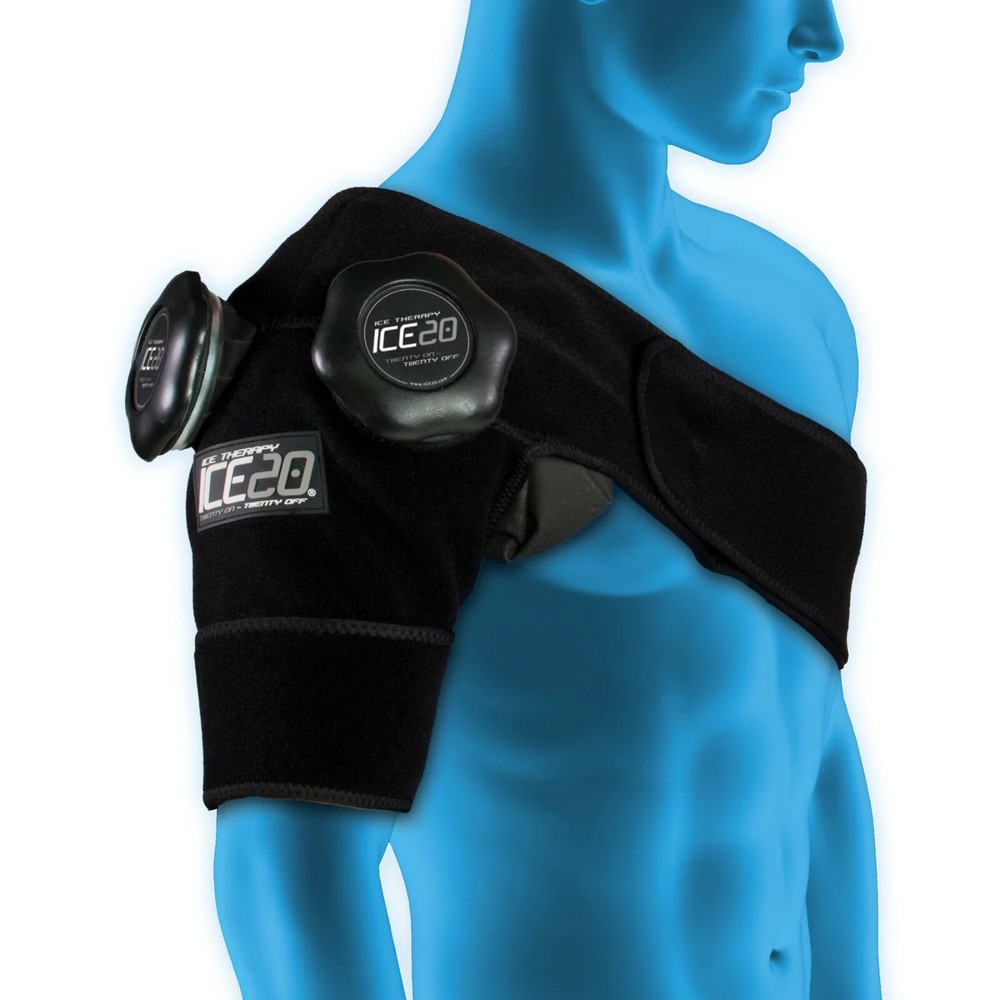 Bownet Ice-20 Double Shoulder Ice Compression Wrap **COMPLETE**